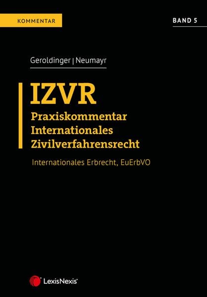 Produktbild: IZVR Praxiskommentar Internationales Zivilverfahrensrecht
