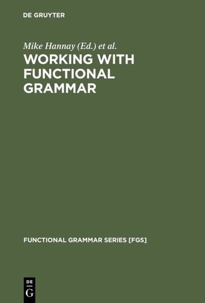 Produktbild: Working with Functional Grammar