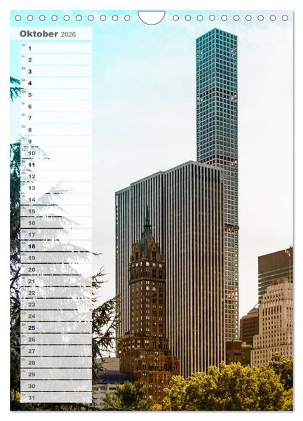 Produktbild: New York - Manhattan (Wandkalender 2026 DIN A4 hoch), CALVENDO Monatskalender
