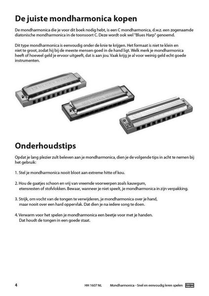 Produktbild: Mondharmonica - Snel en eenvoudig leren spelen + MP3-CD