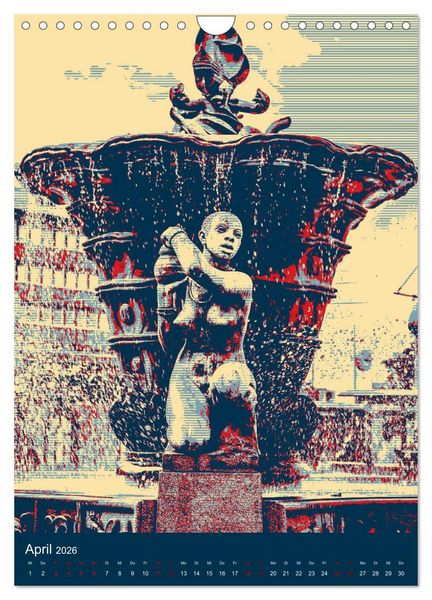 Produktbild: POP-ART meets G&ouml;teborg (Wandkalender 2026 DIN A4 hoch), CALVENDO Monatskalender