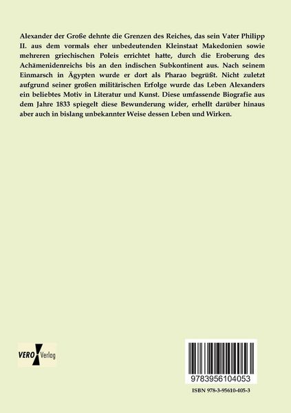 Produktbild: Geschichte Alexanders des Gro&szlig;en