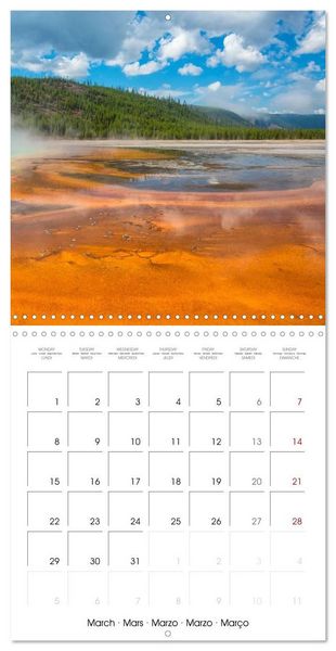 Produktbild: Yellowstone National Park (Wall Calendar 2027 12 &times; 12 Inch) CALVENDO 12 Month Wall Calendar