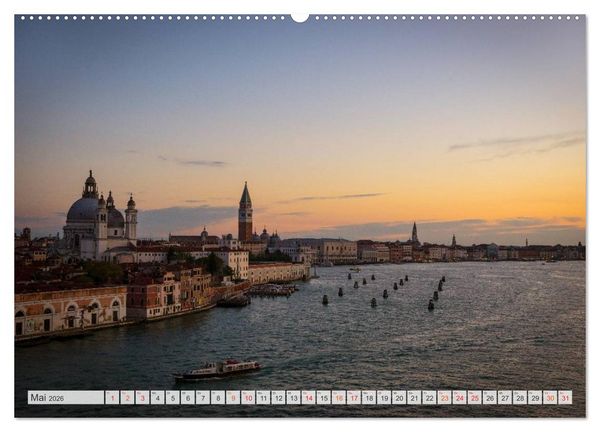Produktbild: Wundervolles Venedig (hochwertiger Premium Wandkalender 2026 DIN A2 quer), Kunstdruck in Hochglanz