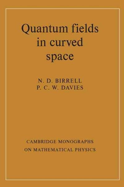 Produktbild: Quantum Fields in Curved Space