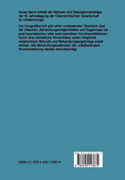 Produktbild: 16. Tagung der &Ouml;sterreichischen Gesellschaft f&uuml;r Unfallchirurgie