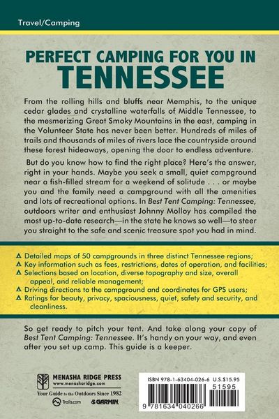 Produktbild: Best Tent Camping: Tennessee