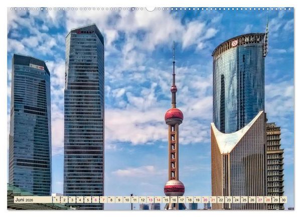 Produktbild: St&auml;dte der Welt - Shanghai (Wandkalender 2026 DIN A2 quer), CALVENDO Monatskalender