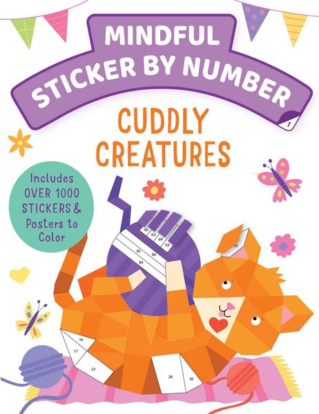 Produktbild: Mindful Sticker by Number: Cuddly Creatures