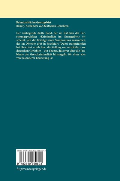 Produktbild: Kriminalit&auml;t im Grenzgebiet