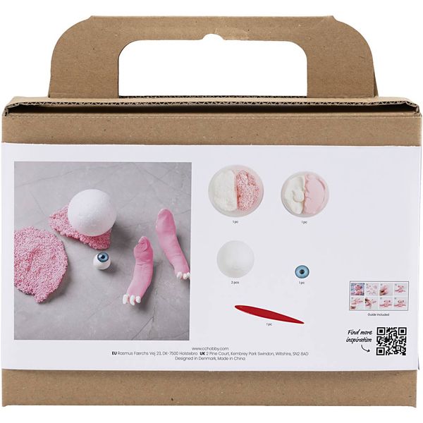 Produktbild: Creativ Company DIY Sets Modellieren Mini Kreativ Set Modellieren, Hellpink, Monster Sally, Kreativ Box
