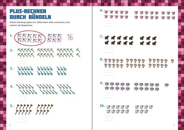 Produktbild: Mathe f&uuml;r Minecrafter - Mein extrastarkes &Uuml;bungsbuch