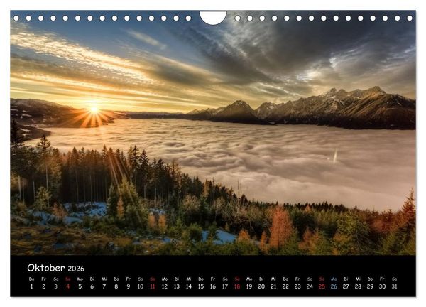 Produktbild: Tiroler Stimmungen (Wandkalender 2026 DIN A4 quer), CALVENDO Monatskalender