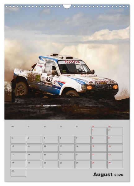Produktbild: RALLYE RAID - Saison Planer (Wandkalender 2026 DIN A3 hoch), CALVENDO Monatskalender