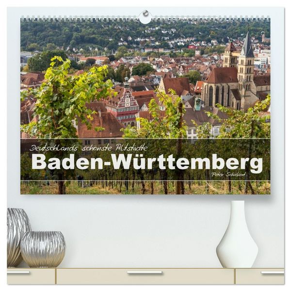 Produktbild: Deutschlands sch&ouml;nste Altst&auml;dte - Baden-W&uuml;rttemberg (hochwertiger Premium Wandkalender 2026 DIN A2 quer), Kunstdruck in Hochglanz