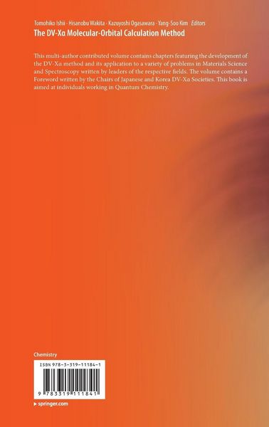 Produktbild: The DV-X&alpha; Molecular-Orbital Calculation Method