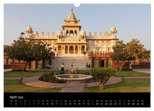 Produktbild: Indien, vom Taj Mahal zur W&uuml;ste Thar (Wandkalender 2026 DIN A3 quer), CALVENDO Monatskalender