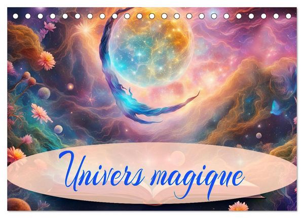 Produktbild: Univers magique (Calendrier de bureau 2026 DIN A5 vertical), CALVENDO calendrier mensuel