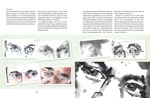 Porträtzeichnen ganz einfach. Die Kunst ausdrucksstarker Gesichter