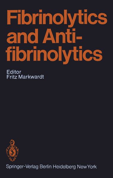 Produktbild: Fibrinolytics and Antifibrinolytics