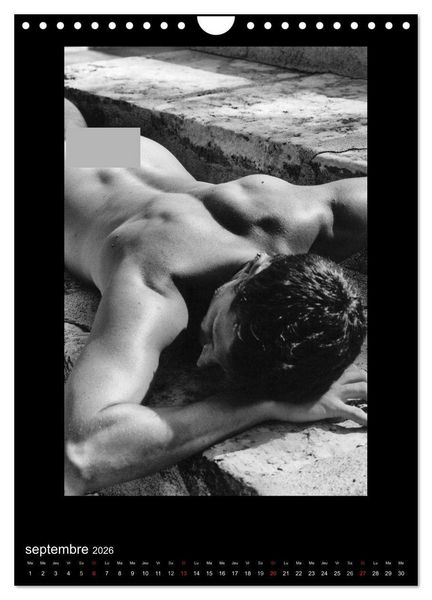 Produktbild: Au Masculin (Calendrier mural 2026 DIN A4 horizontal), CALVENDO calendrier mensuel