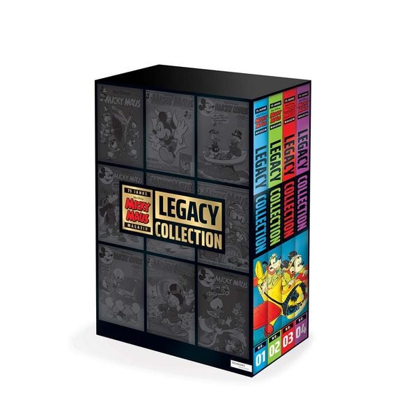 Produktbild: Micky Maus Legacy Collection Sammelbox mit 4 B&auml;nden