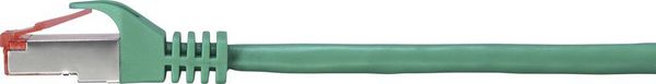 Produktbild: Renkforce RF-5372558 RJ45 Patchkabel CAT 6 S/FTP 3.00 m Gr&uuml;n mit Rastnasenschutz, vergoldete Steckkontakte, Flammwidrig 1 St.