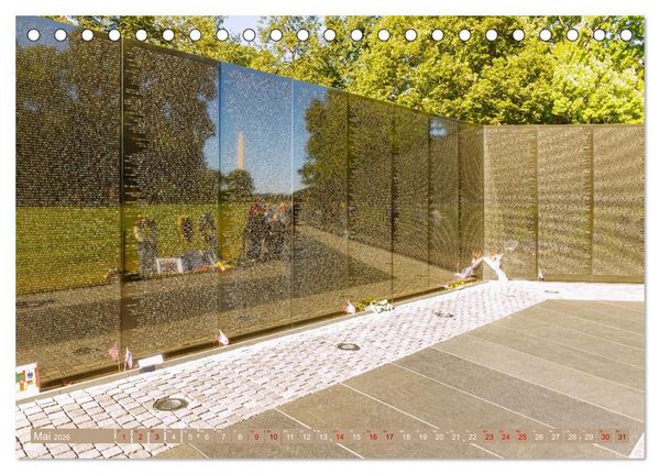 Produktbild: Washington, D.C., Hauptstadtzauber der USA (Tischkalender 2026 DIN A5 quer), CALVENDO Monatskalender