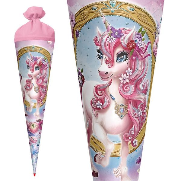 Produktbild: Motivschult&uuml;te, Einhorn Beauty, 70cm, Glitter