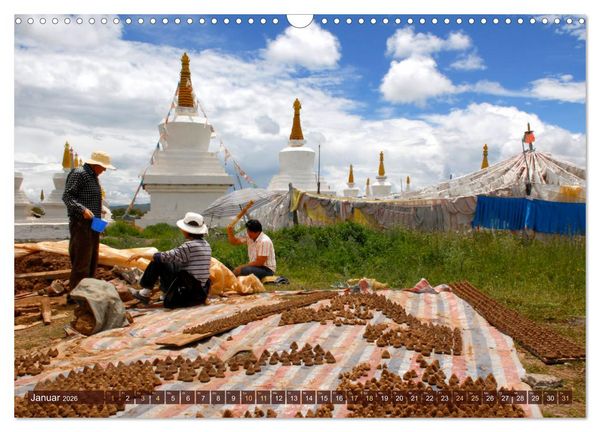 Produktbild: Tibet bewegt (Wandkalender 2026 DIN A3 quer), CALVENDO Monatskalender