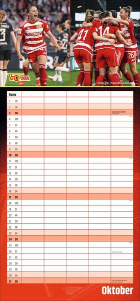 Produktbild: 1. FC Union Berlin Familienplaner 2027