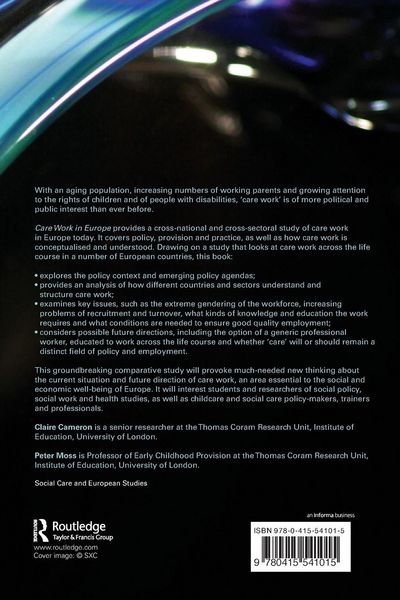 Produktbild: Care Work in Europe
