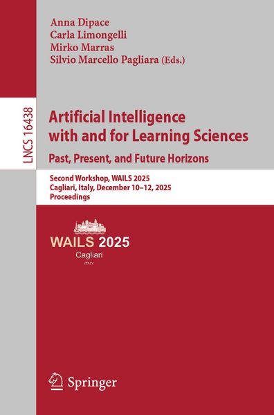 Produktbild: Artificial Intelligence with and for Learning Sciences. Past, Present, and Future Horizons