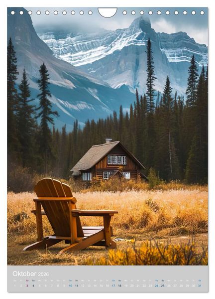 Produktbild: Allein mit der Natur (Wandkalender 2026 DIN A4 hoch), CALVENDO Monatskalender
