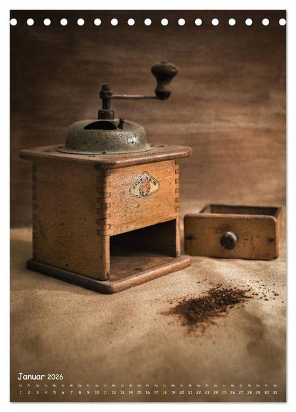 Produktbild: Alte Kaffeem&uuml;hlen (Tischkalender 2026 DIN A5 hoch), CALVENDO Monatskalender