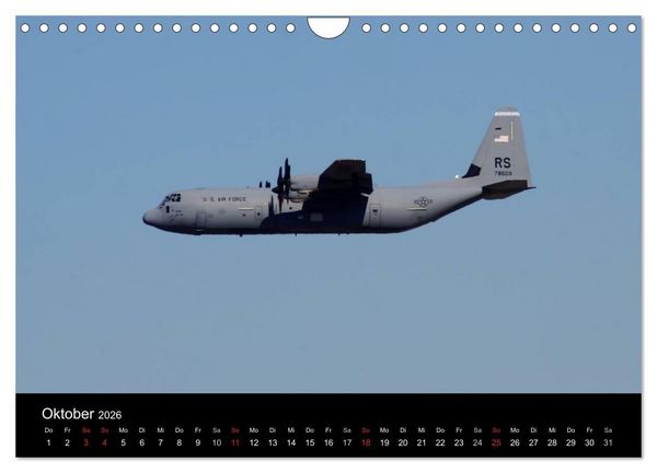 Produktbild: Milit&auml;r - Flugzeuge (Wandkalender 2026 DIN A4 quer), CALVENDO Monatskalender