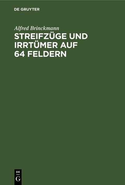 Produktbild: Streifz&uuml;ge und Irrt&uuml;mer auf 64 Feldern
