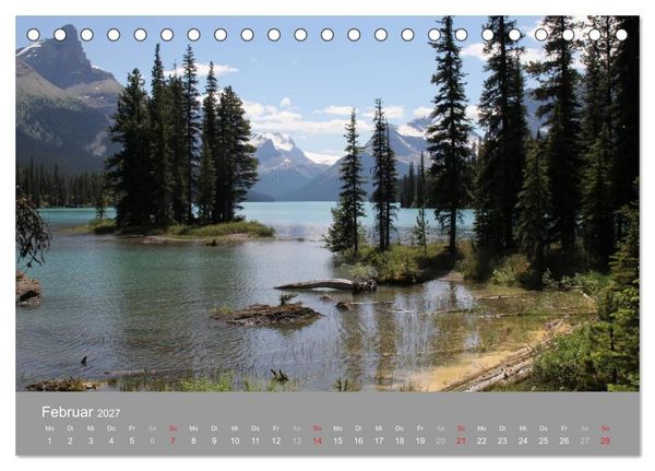 Produktbild: Rocky Mountains 2027 (Tischkalender 2027 DIN A5 quer), CALVENDO Monatskalender