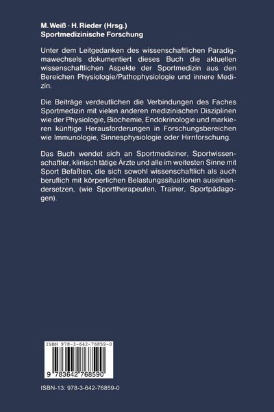 Produktbild: Sportmedizinische Forschung