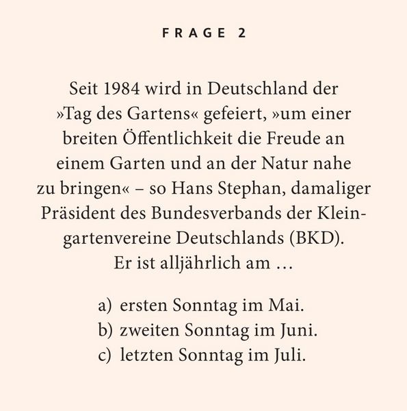 Produktbild: Garten-Quiz