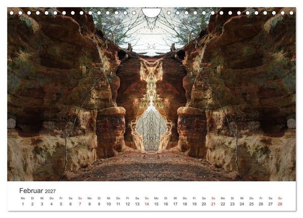 Produktbild: Spiegelwelten - Natur anders sehen (Wandkalender 2027 DIN A4 quer), CALVENDO Monatskalender