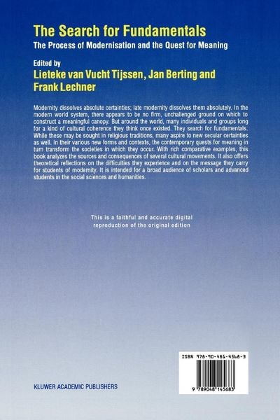 Produktbild: The Search for Fundamentals
