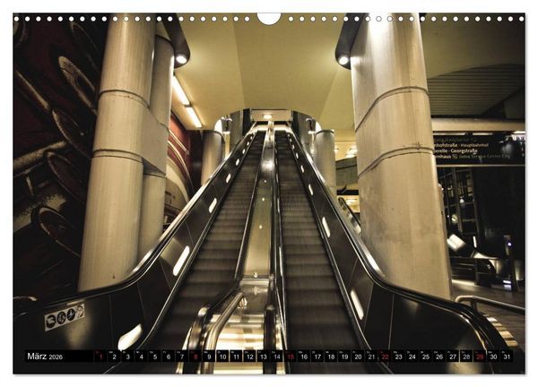 Produktbild: U-Bahn-Stationen Hannover (Wandkalender 2026 DIN A3 quer), CALVENDO Monatskalender