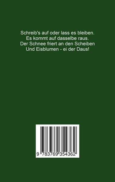 Produktbild: 17 gereimte Gedichte im kleinen gr&uuml;nen Buch
