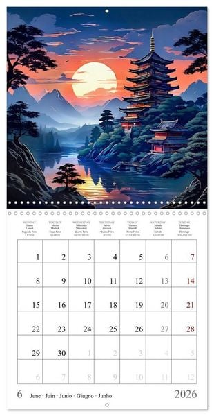 Produktbild: China - Magical Landscapes (Wall Calendar 2026 12 &times; 12 Inch) CALVENDO 12 Month Wall Calendar