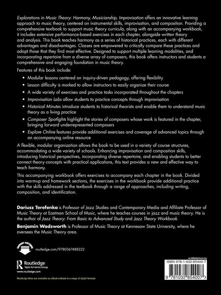 Produktbild: Workbook for Explorations in Music Theory