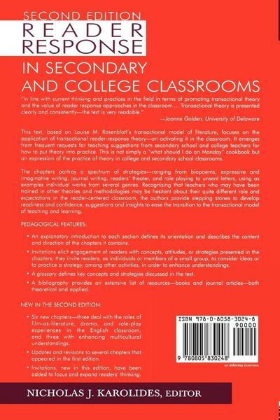 Produktbild: Reader Response in Secondary and College Classrooms