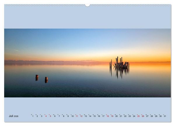 Produktbild: Bodensee Weitblicke (hochwertiger Premium Wandkalender 2026 DIN A2 quer), Kunstdruck in Hochglanz