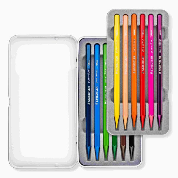 Produktbild: STAEDTLER wasservermalbarer Vollfarbstift, 12er Set