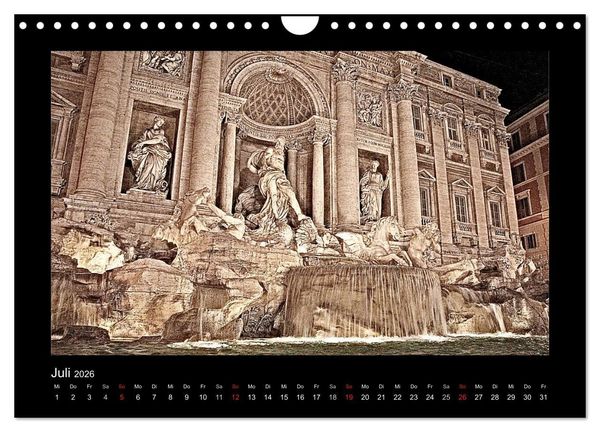 Produktbild: Roma (Wandkalender 2026 DIN A4 quer), CALVENDO Monatskalender
